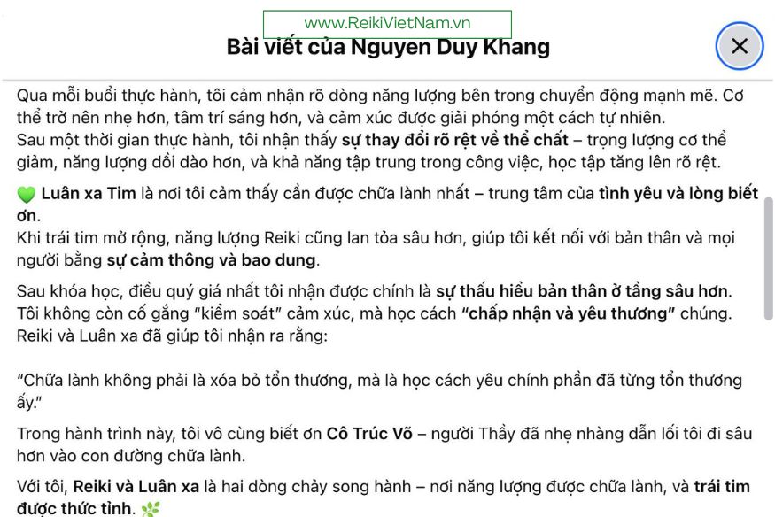 Chứng nhận quốc tế CTAA cho khóa học Reiki và Luân xa tại Reiki Việt Nam Institute